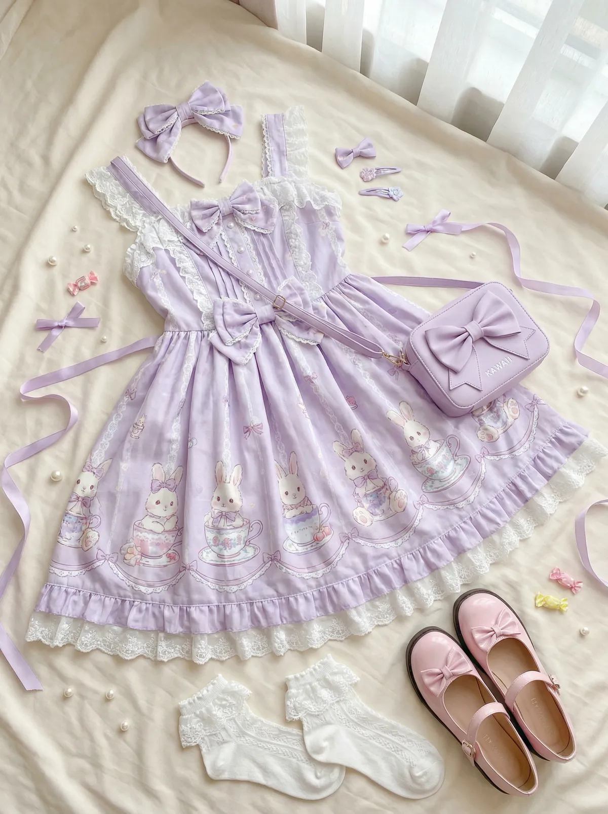 啄木鸟法国 Lolita穿搭灵感分享